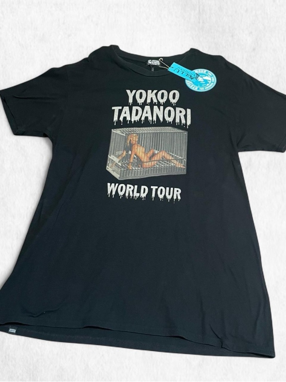 Hysteric Glamour Archive RARE Black Yokoo Tadanori World Tour Cage T-shirt